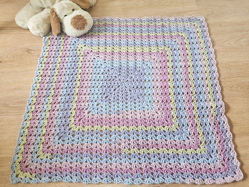 Iris Granny Square Blanket