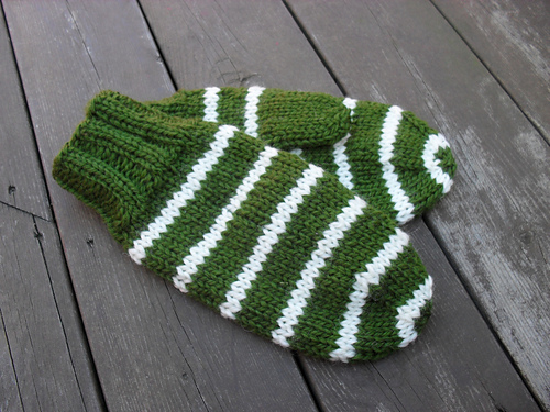 Helt enkle damevotter, simple mittens