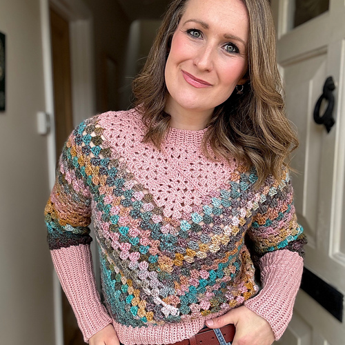 Franny Granny Square Sweater