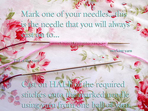 Magic Loop Casting On for two at a time socks or gloves