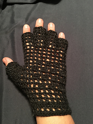 Lady in Grey Gloves