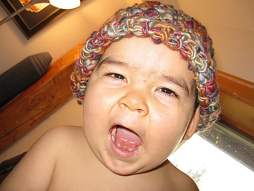Toddler Rolled Brim Winter Cap & Matching Scarf