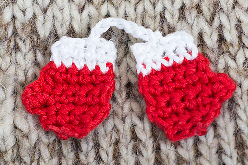Applique Mittens