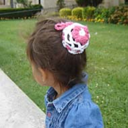Flower Hair bun cover