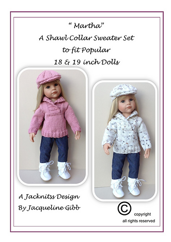 Shawl Neck Sweater & Cap