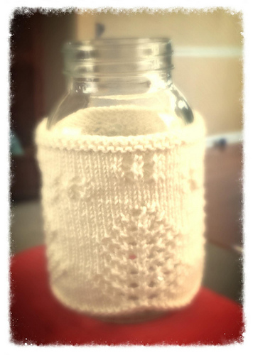 Snowy Trees Candle Jar Wrap