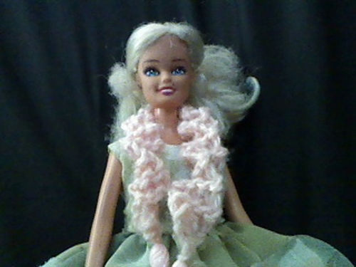 Twirly Barbie Scarf