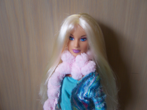 EASY crochet Barbie/Teen Trend Snowball Scarf
