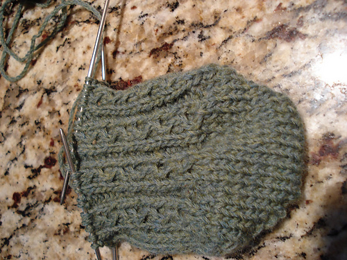 Cable Rib Stitch Socks