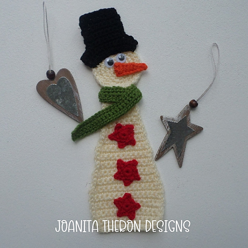 Dashing Snowman Applique