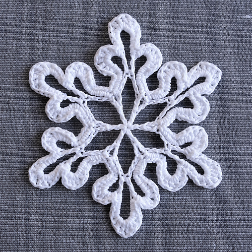 Heart Love Snowflake
