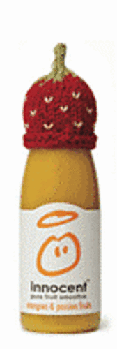 innocent big knit Stawberry Hat