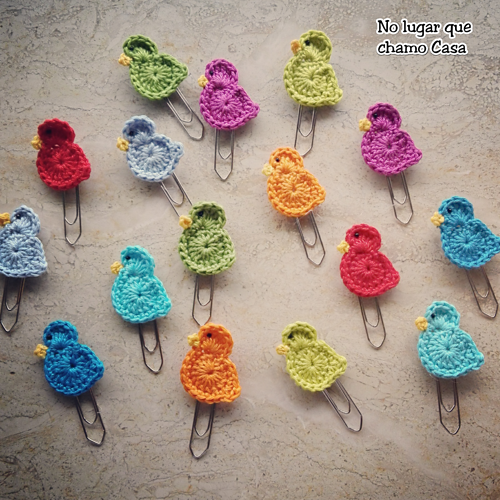 Bird paperclip bookmark