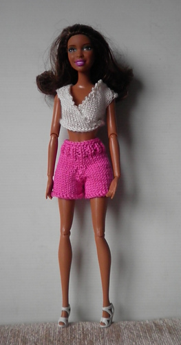 #0247 Wrap top and Shorts
