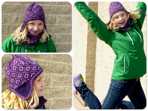 Diamond Earflap Hat