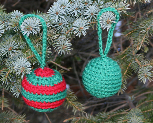 Crochet Christmas Balls