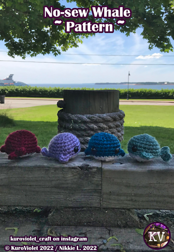 No-sew Whale