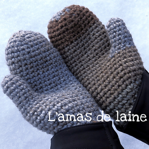 Obsidian mittens