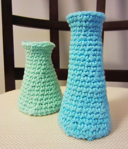 Crochet Flower Vase
