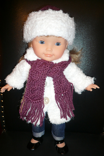 Manteau Toque et Echarpe Miss Corolle