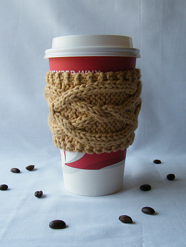 Hermine Cable Cup Cozy Sweater