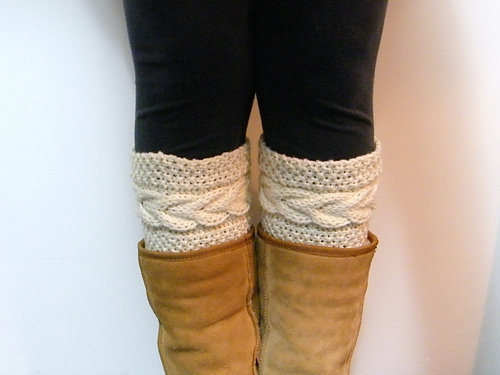 Grace Cable Boot Cuffs