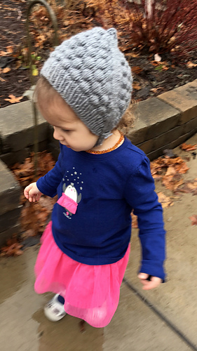 Bobble-Texture Baby Hat