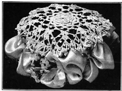 Pincushion Cover in Irish Crochet