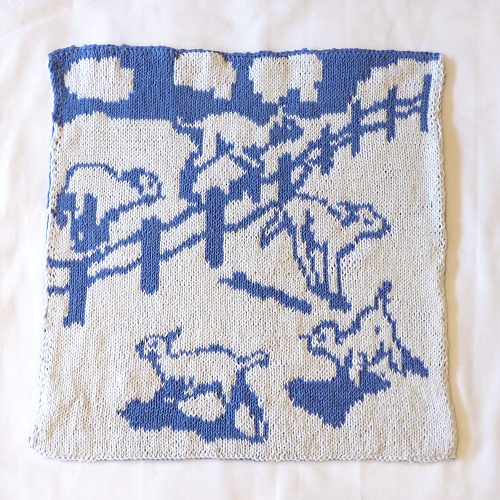 Sheep Counting Baby Blanked or Pillow Cover