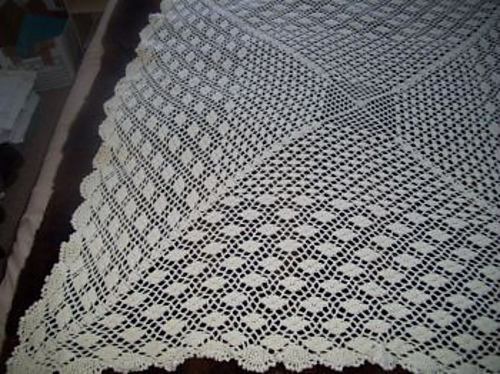 Gardenia Baby Shawl