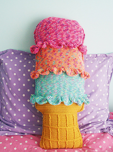 Rainbow Sherbet Throw Pillow