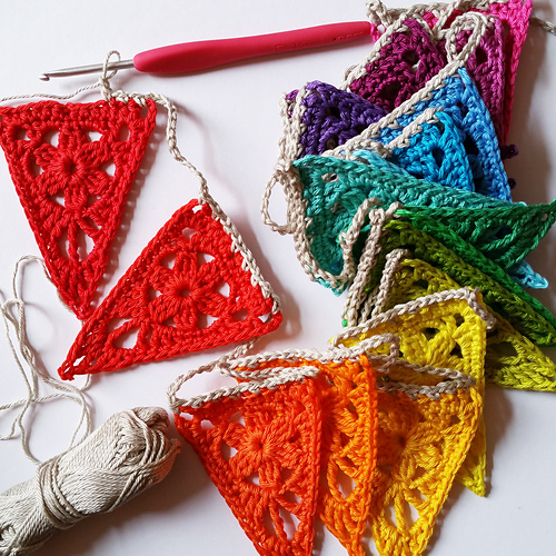 Teeny Tiny Flower Bunting