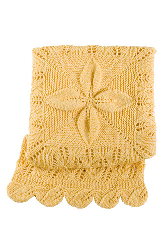 Lacy Leafy Afghan Shepherd Worsted