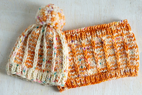 Rise and Shine Hat + Cowl