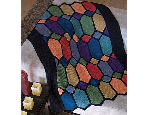 Stained Glass Afghan (Knit)