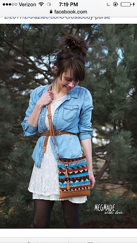 Aztec Boho Crossbody Purse