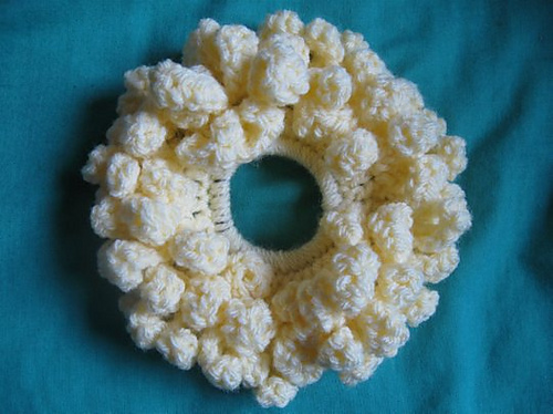 Flower Petal Scrunchie