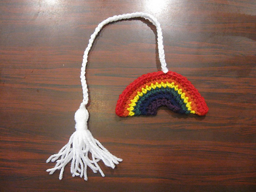 Rainbow book marker