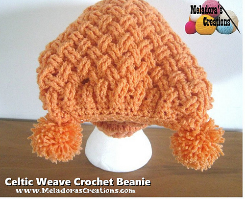 Celtic Weave Crochet Hat