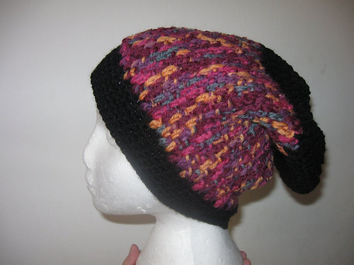 Meladora's Mesh Brick Stitch Beanie