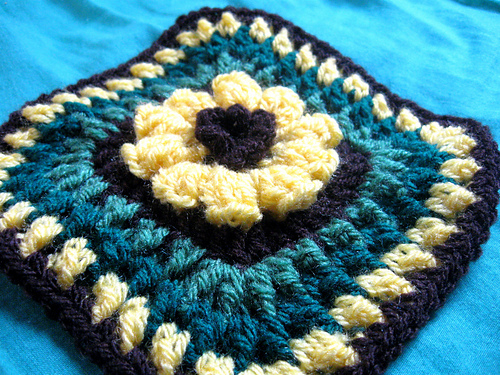 Flower Granny Square 6"