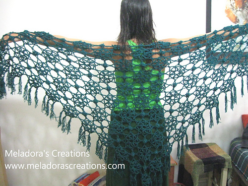 Lacy Flower Shawl