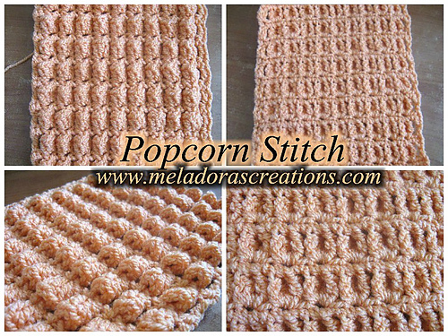 The Popcorn Stitch – Row and Round