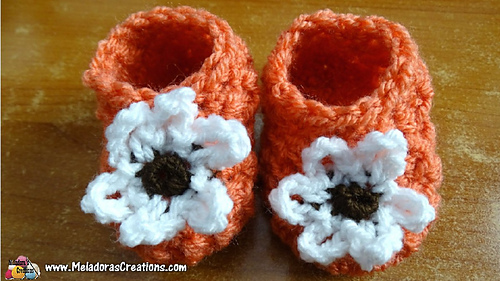 Glover Stitch Newborn Baby Booties