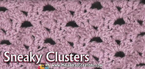 Sneaky Clusters Crochet Stitch