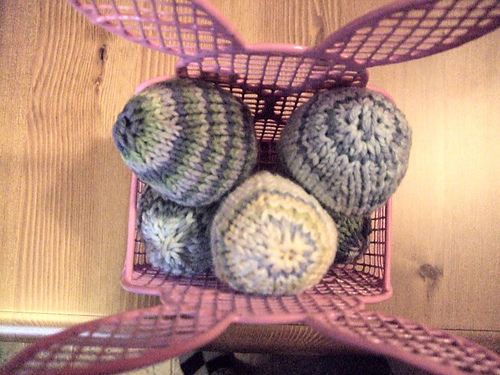Easy Knitted Easter Eggs