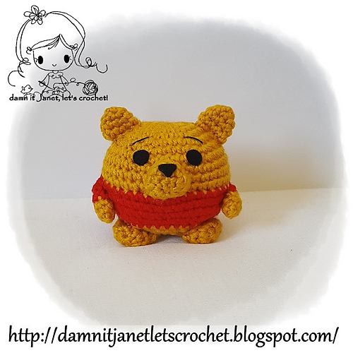 Round Plush Winnie the Pooh