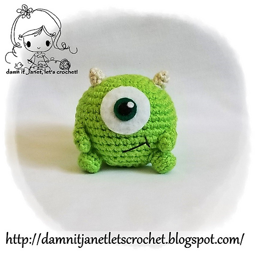 Round Plush Mike Wazowski