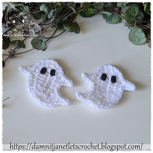 Scary Ghost Applique
