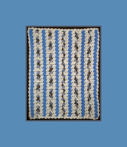 Quick Stripes Baby Afghan